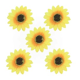 YSSZAM 5 Pcs Hawaiian Flower Hair Clip for Women Girls Fashion Bohemian Flowers Hair Accessory for Dancer Bridal Wedding Beach Party 10cm