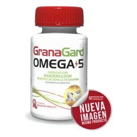 GranaGard Omega 5 Cápsulas Aceite Semilla Granada Nanotecnología 90 Unidades