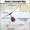 Carp Fishing Rigs Accessories Kit Carp Hair Rigs with Coated