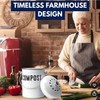 Granrosi Countertop Compost Bin Kitchen - 1.3 Gal Indoor Compost
