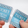 DGBDPACK 250 Raffle Tickets, 50/50 Double Roll Tickets for Raffles,