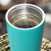 Smidge Travel Cup - 355ml, Aqua, Stainless Steel, Leakproof, Insulated,