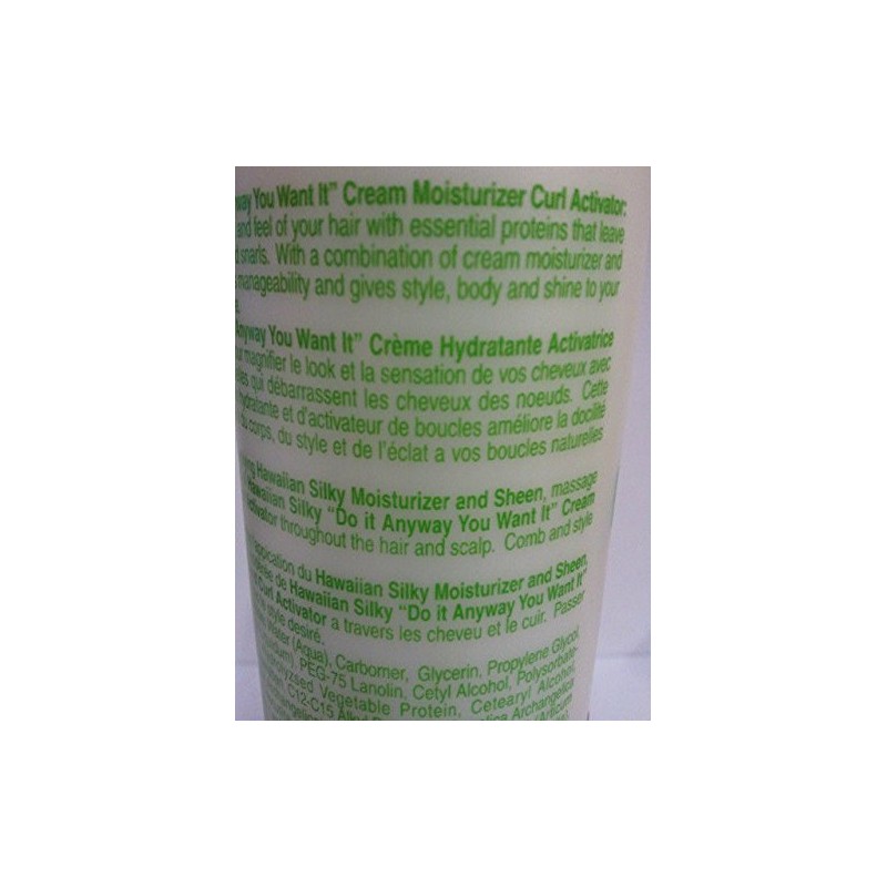 Hawaiian Silky Hawaiian silky cream activator do any way you
