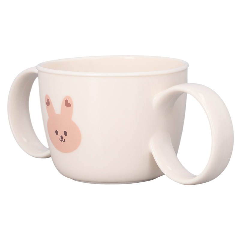 Baby Learning Drinking Cup 200mL Cartoon Animal Print Silicone Training