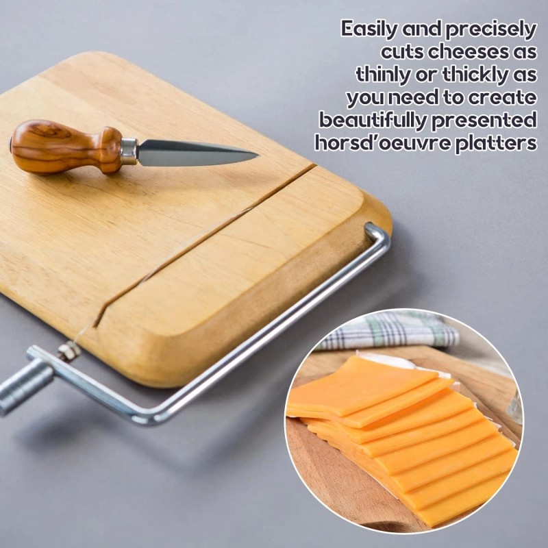 Nuanchu 10 Pcs Cheese Slicer Wire Replacement Cheese Cutter Wire