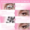 CALAILIS Eyelash Extensions, Pack of 100, Individual Eyelashes, Super Thin,