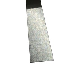 Grade 304 Stainless Steel #4 Brushed Sheet Metal Gap Filler Finishing Strip Trim, 20ga (30 inch Long, 2.25 inch Wide)