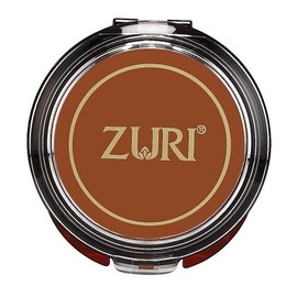 Zuri Naturally Sheer Satin Finish Pressed Powder - Toffee