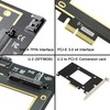 U.2 to PCIE Expansion Card，SFF 8639 to PCIE 3.0 x4