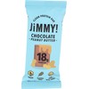 JiMMY! Chocolate Peanut Butter Protein Bar, 18g Protein, High Protein,