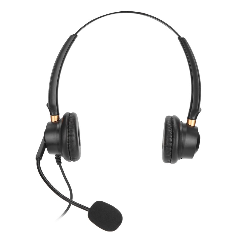 H600D‑2.5 Telephone Headset Call Center Noise Cancelling Corded Binaural Customer