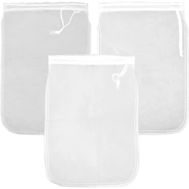 Bolsas de Filtro de Leche de Nueces, Colador de Alimentos Multiusos, Reutilizable de malla ultrafina, para Almendras, Anacardos, Bebida Vegetal, Zumos