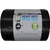 Trade Heavy Duty Refuse Sack- 100 L Heavy Duty Bin Bags- 50 Black Bin Bags In One Roll (Pack Of 1)