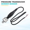 sourcing map Pressure Transducer Sender Sensor with Connector, 1/8" NPT