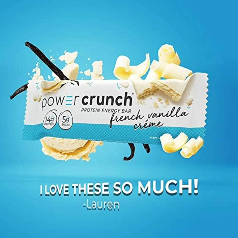 Barra de crnch Pwr, Fr/Vanilla Crm, 1,4 oz (valor a
