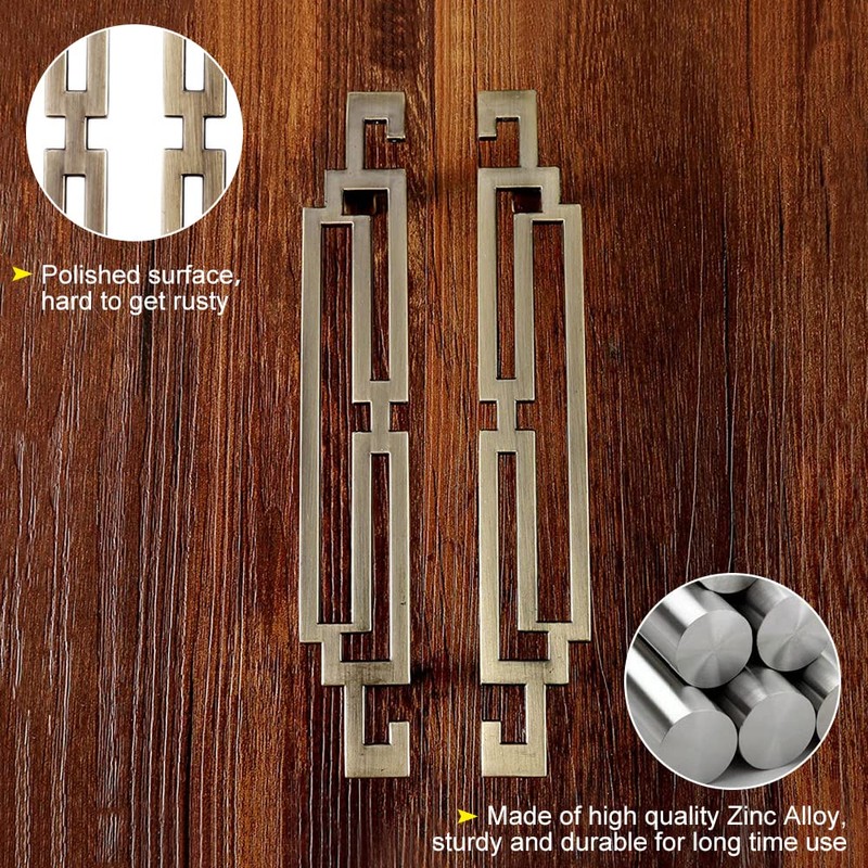 2X Cabinet Handles Retro Kitchen Dresser Drawer Wardrobe Cupboard Closet
