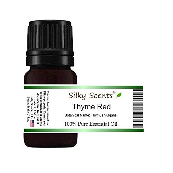Thyme Red Essential Oil (Thymus Vulgaris) 100% Pure and Natural 5 ML