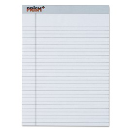 TOPS 63160 Prism Plus Colored Legal Pads, 8 1/2 x 11 3/4, Gray, 50 Sheets, Dozen