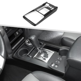 Jimen Compatible with Toyota 4Runner 2010-2023, Gear Shift Panel Cover Interior Trim Accessories (Matte Black)
