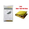 2-Pack PET Emergency Thermal Blankets, Reflective Survival Covers for Camping,