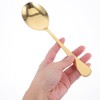 Ciieeo 4pcs Stainless Steel Spoon Catering Serving Spoon Large Serving