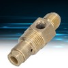 Air Compressor Check Valve, Tube Connector Metal Straight 1 Way