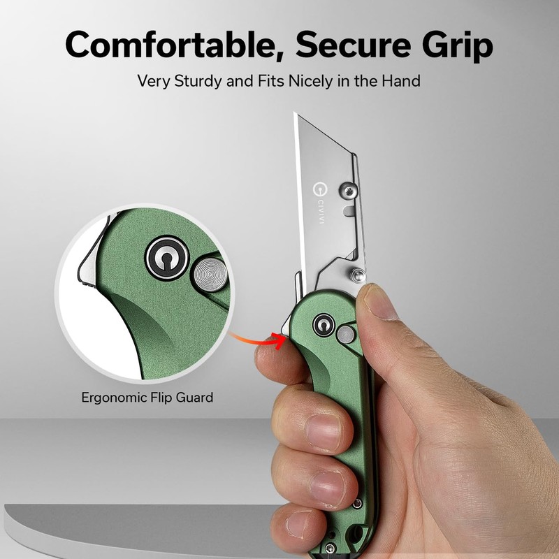 CIVIVI Folding Utility Knife Box Cutter, Elementum Utility Pocket Edc