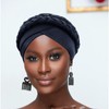 DRESHOW 1 Piece African Women's Turban Braid Headwear Headscarf Chemo