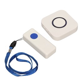 Wireless Caregiver Pager, Intelligent Call Button, Strong Remote Signal, 4 Speed Volume, IP55 Waterproof, Call Bell for Nurse Alarm System for Home,