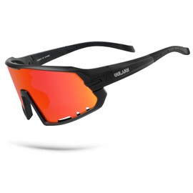 OULAIQI Cycling glasses Baseball Sunglasses，TR90 Frame,UV400 Protection，Men&Women Running Softball Sports Sunglasses