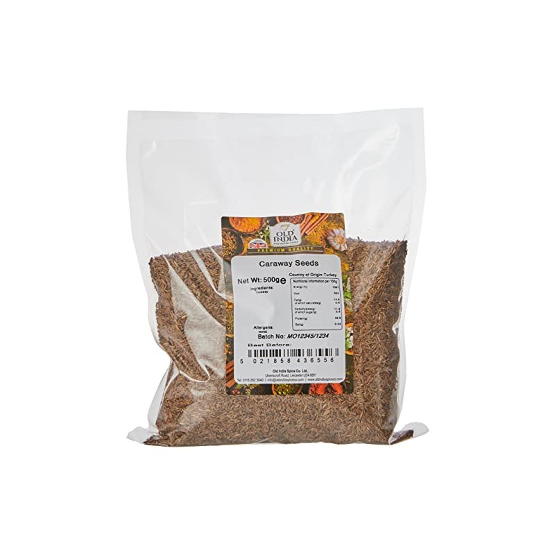 Old India Caraway Seeds 500g