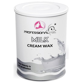 Professional Feel Milk Cream Wax With Wax Strips, hydro soluble wax For Face, Upper Lips, Arms, Legs, Bikini Line, Underarms and Full Body (800 Grams)