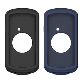 Protector Case Compatible with Garmin Edge 1040 Case Soft Silicone Cover Anti-Scratch Bumper Protective Shell for Garmin Edge 1040 Cover (Black/DarkBlue)