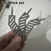 Comb Lock Pick Set,Folding Lock Picking Kit,Comb Teeth Pick Set,Key
