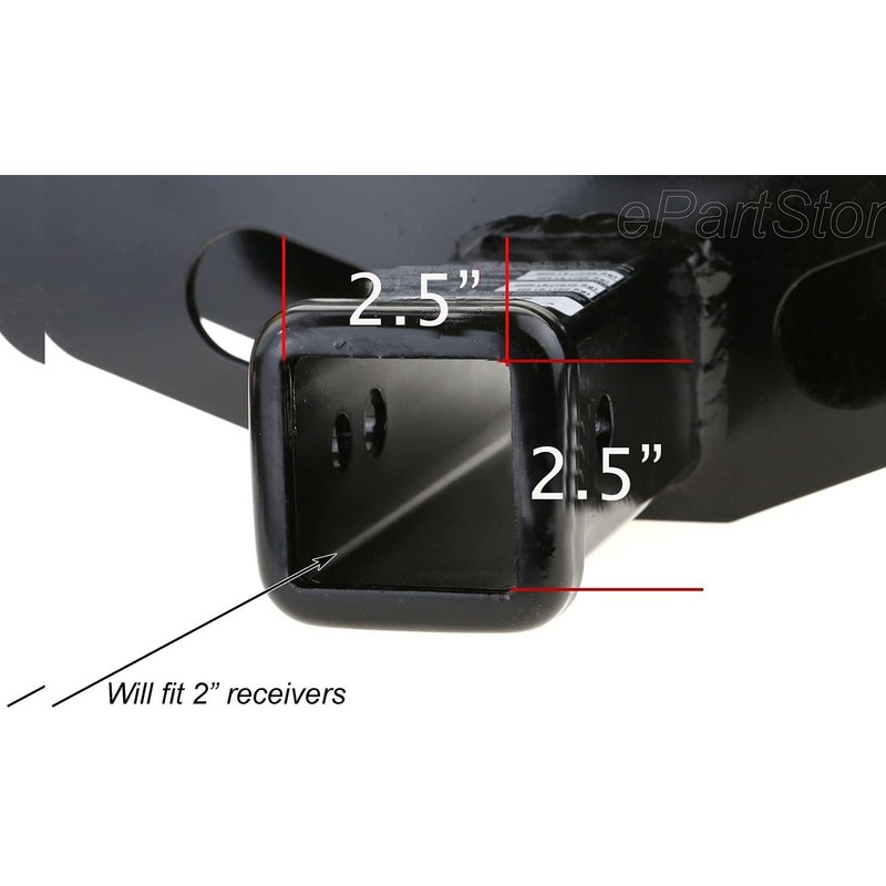 MULL American Flag Aluminum Trailer Hitch Cover (Fits 2.5" Receiver,