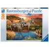 Ravensburger Puzzle 17376 Zebra at the Water Hole 500 Pieces