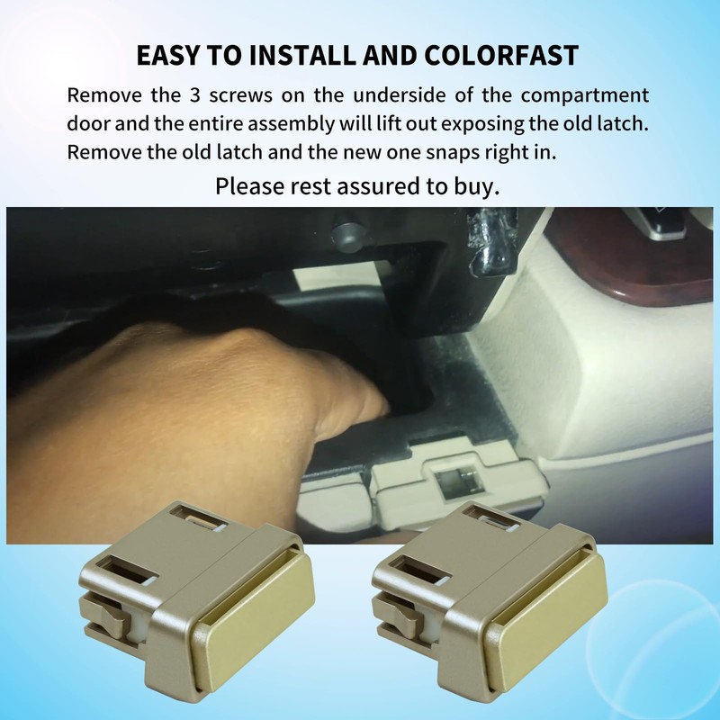 Vanshly 2 Pack Arm Rest Latch - Door Compartment Release