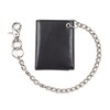 Dickies Men's Leather Chain Wallet - High Security Trifold With