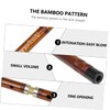 BESPORTBLE Red-Brown Bamboo Flute for Beginners Traditional Chinese Dizi Musical