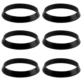 GXGM Kitchen Sink Drain Pipe Blanking Cap Seal 40mm Drain Seal Drain Ring Rubber Washer 6pcs, bronze