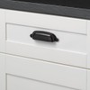 GlideRite 3-1/2 Inch Center-to-Center Classic Bin Pull Cabinet Hardware, 4767