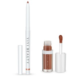 Yiyi Beauty by Lesslie Polinesia Kit Mapple Delineador de Labios y Aceite para Labios de apariencia más carnosos y definidos. fórmula con péptidos aceleradores que realzan el contorno de tus labios dando un efecto plump, Mega Hidratante