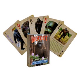Paradise Cay Publications, Inc. Squatch METALWORKS Bigfoot Playing Cards - Standard 52 Card Deck - Unique and Fun Playing Cards with Illustrations and Facts - Perfect for Sasquatch Enthusiasts