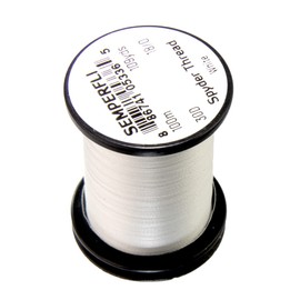TIEMCO SENPER FLY SPIDER THREAD 18/0 WHITE