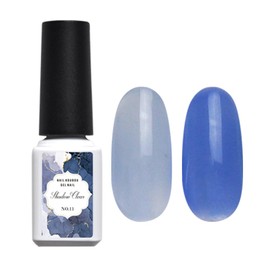 Adult Dull Pastel Colors, Ice Clear Colors "Shadow Clear", Gel Nail Clear, Clear and Sheer Color, Color Gel, Popular, Self Gel Nails, Easy (Shadow Clear [11], 0.2 oz (5 g)