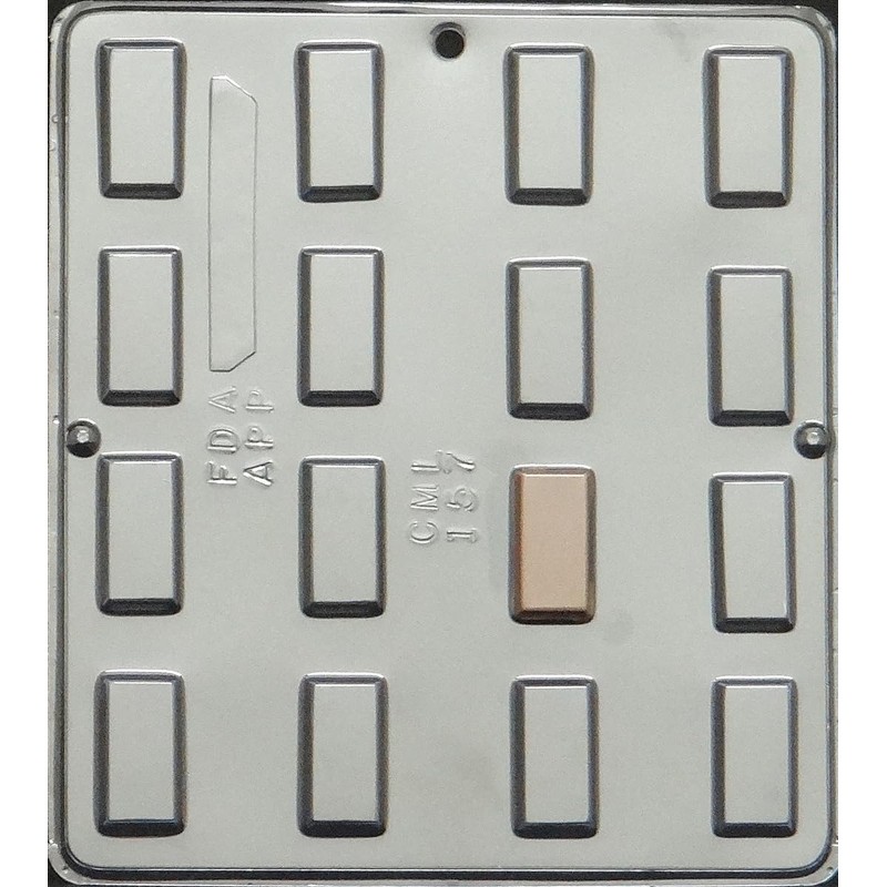 Andes Mint Piece Chocolate Candy Mold Candy Making 157, Small