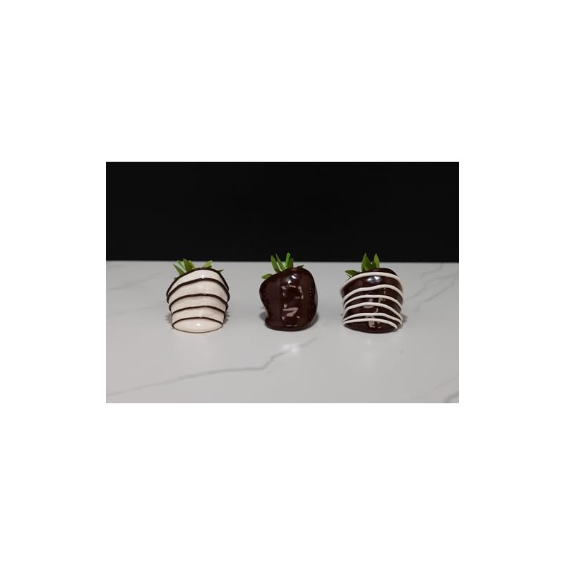 Fake Assorted Dipped Strawberries (set of 12)