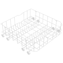 Upgraded WD28X10384 Dishwasher Lower Rack Replacement for GE Dishwasher Bottom Rack GLD4500V00CC, GLC4400R40BB, GLD5660V00SS with WD35X21038 Wheels