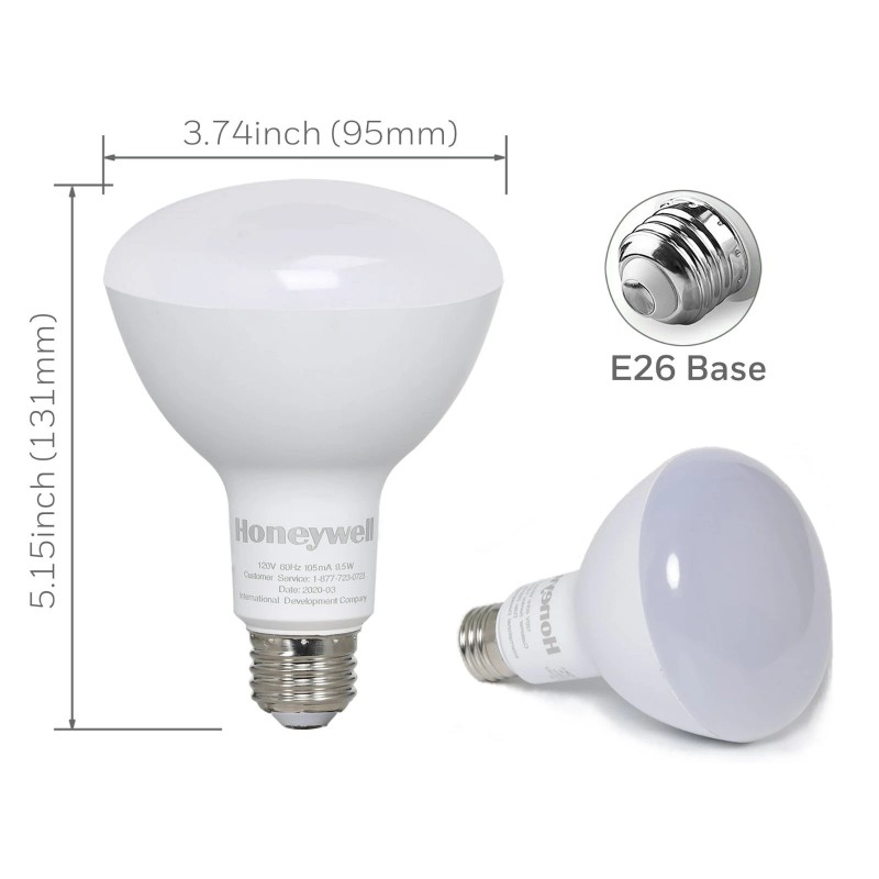Honeywell LED 9.5 W (65-Watt Equivalent) 2700 Kelvin- 5000 Kelvin