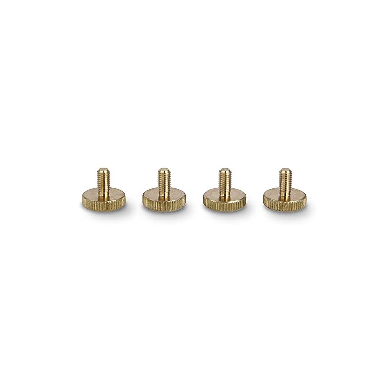PrecisionGeek - Brass Thumb Screws M5 x 10mm (16mm Dia)